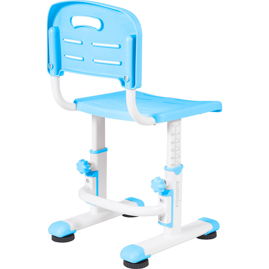 Комплект QP-PARTU 210469 Anatomica Legare парта + стул + надстройка + выдвижной ящик белый/голубой, изображение 12