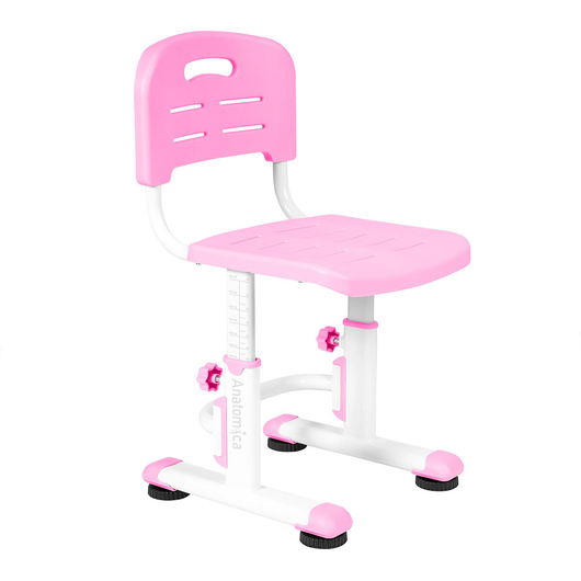 Комплект QP-PARTU 210470 Anatomica Legare парта + стул + надстройка + выдвижной ящик белый/розовый, изображение 10