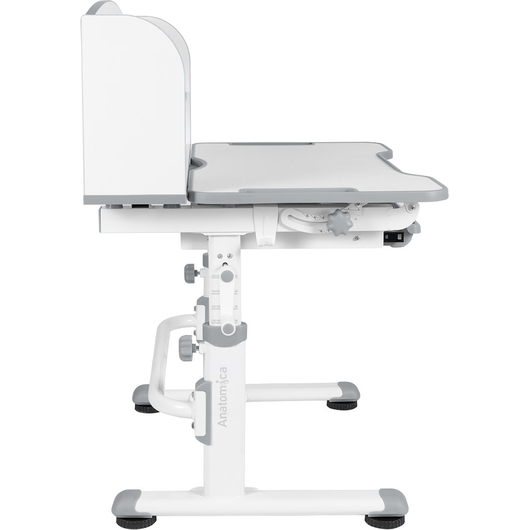Комплект QP-PARTU 210468 Anatomica Legare парта + стул + надстройка + выдвижной ящик белый/серый, изображение 4