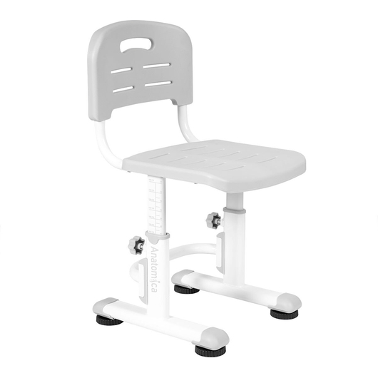 Комплект QP-PARTU 210468 Anatomica Legare парта + стул + надстройка + выдвижной ящик белый/серый, изображение 10