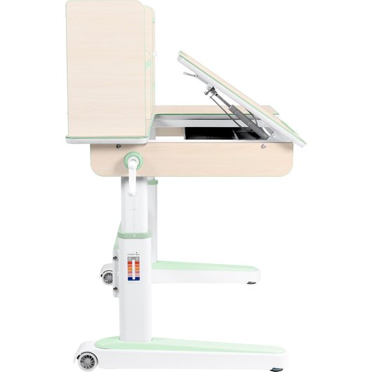 Комплект QP-PARTU 214548 Anatomica Premium Granda Plus парта + кресло + тумба + надстройка + органайзер клен/зеленый с серым креслом Armata Duos, изображение 7