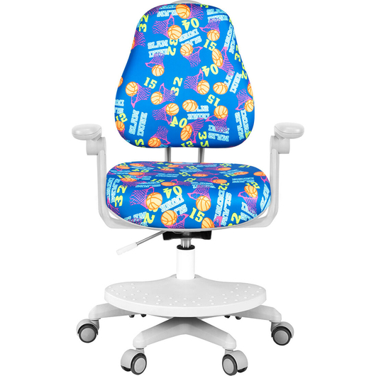 Детское кресло QP-PARTU 211184 Anatomica Ragenta с подлокотниками синий с мячами, изображение 2