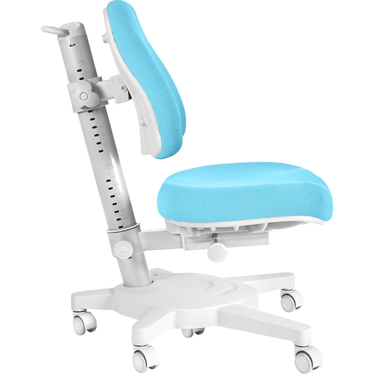 Комплект QP-PARTU 214531 Anatomica Premium Granda Plus парта + кресло + тумба + надстройка + органайзер белый/голубой со светло голубым креслом Armata, изображение 16