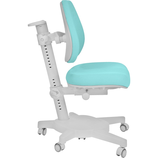 Комплект QP-PARTU 214439 Anatomica Dunga парта + кресло + надстройка + органайзер + подставка для книг белый/голубой с голубым креслом Armata Duos, изображение 8