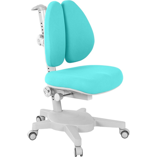 Комплект QP-PARTU 214439 Anatomica Dunga парта + кресло + надстройка + органайзер + подставка для книг белый/голубой с голубым креслом Armata Duos, изображение 7
