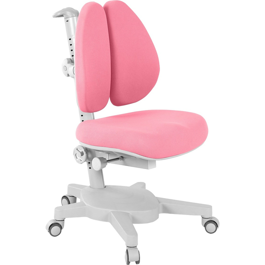 Комплект QP-PARTU 214440 Anatomica Dunga парта + кресло + надстройка + органайзер + подставка для книг белый/розовый с розовым креслом Armata Duos, изображение 7