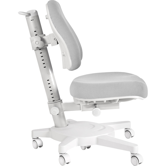 Комплект QP-PARTU 214432 Anatomica Dunga парта + кресло + надстройка + органайзер + подставка для книг белый\серый с серым креслом Armata, изображение 7