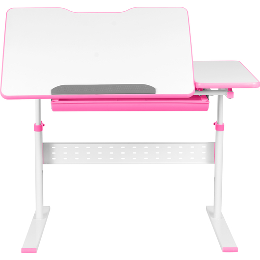Комплект QP-PARTU 214436 Anatomica Dunga парта + кресло + надстройка + органайзер + подставка для книг белый/розовый с розовым креслом Armata, изображение 6