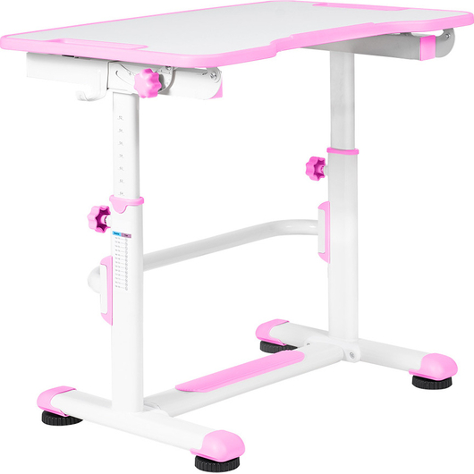 Комплект QP-PARTU 210676 Anatomica Punto Lite парта + стул белый/розовый, изображение 4