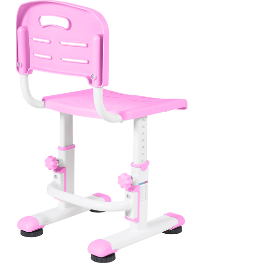 Комплект QP-PARTU 210661 Anatomica Punto парта + стул + выдвижной ящик белый/розовый, изображение 16