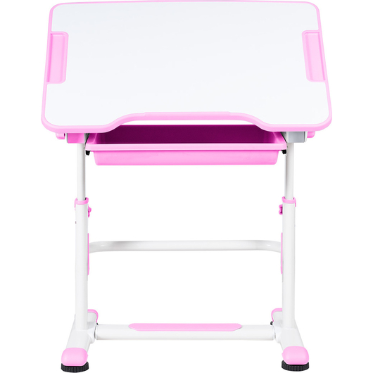 Комплект QP-PARTU 210661 Anatomica Punto парта + стул + выдвижной ящик белый/розовый, изображение 7