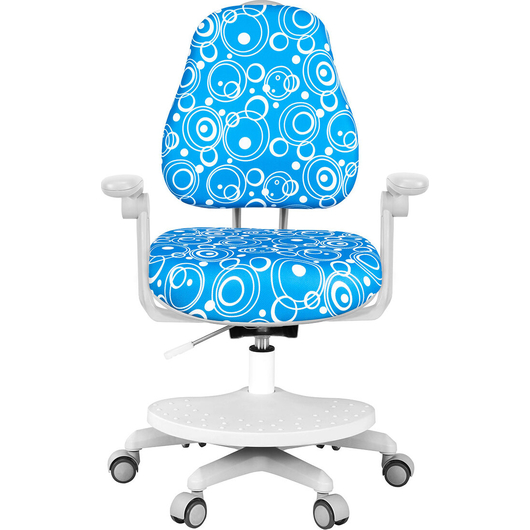 Детское кресло QP-PARTU 211181 Anatomica Ragenta с подлокотниками синий с мыльными пузырями, изображение 2