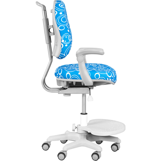 Детское кресло QP-PARTU 211181 Anatomica Ragenta с подлокотниками синий с мыльными пузырями, изображение 3