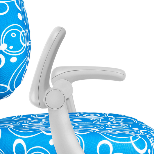 Детское кресло QP-PARTU 211181 Anatomica Ragenta с подлокотниками синий с мыльными пузырями, изображение 4