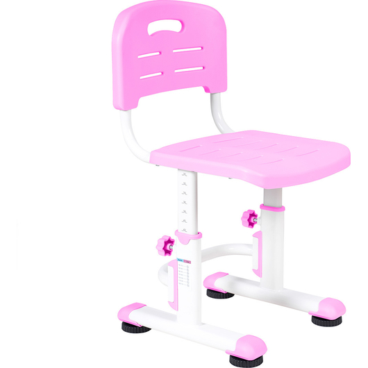Комплект QP-PARTU 210661 Anatomica Punto парта + стул + выдвижной ящик белый/розовый, изображение 13