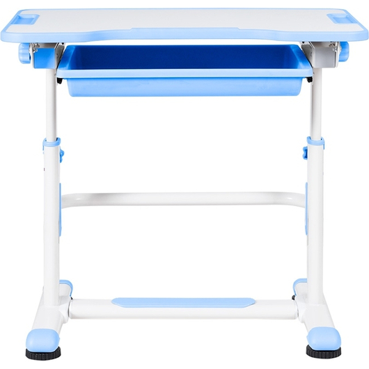 Комплект QP-PARTU 210659 Anatomica Punto парта + стул + выдвижной ящик белый/голубой, изображение 4