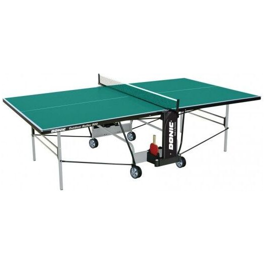 Всепогодный теннисный стол DONIC OUTDOOR ROLLER 800 зеленый