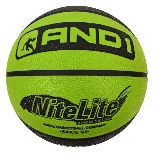 Мяч баскетбольный AND1 NITE LITE GLOW IN THE DARK