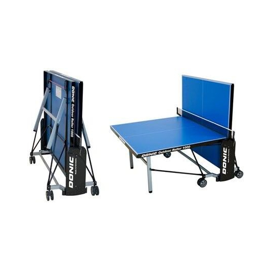 Всепогодный теннисный стол DONIC OUTDOOR ROLLER 1000 синий, изображение 2