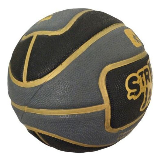 Мяч баскетбольный AND1 STREET JAM (black/grey/gold), изображение 3