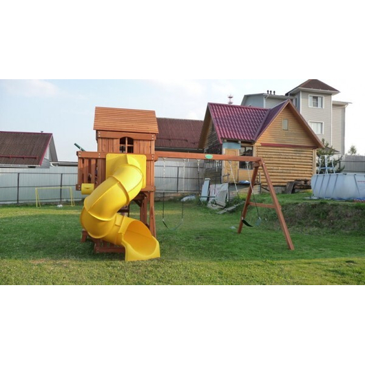 Детская площадка MOYDVOR ПАНОРАМА с трубой, изображение 6