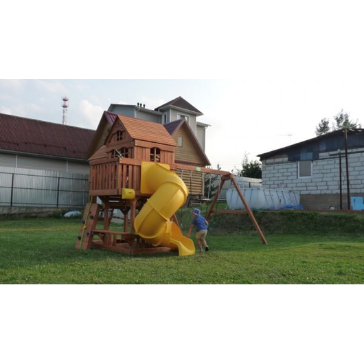 Детская площадка MOYDVOR ПАНОРАМА с трубой, изображение 7