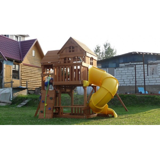 Детский игровой комплекс MOYDVOR Панорама с трубой, изображение 8