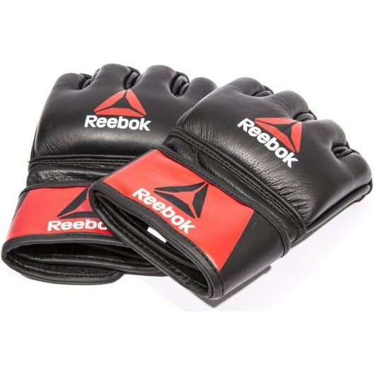 Профессиональные кожаные перчатки REEBOK COMBAT для MMA размер M RSCB-10320RDBK, изображение 2