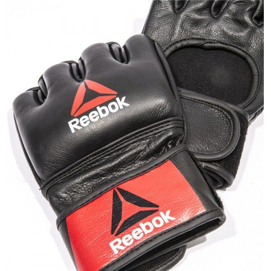 Профессиональные кожаные перчатки REEBOK COMBAT для MMA размер M RSCB-10320RDBK, изображение 3