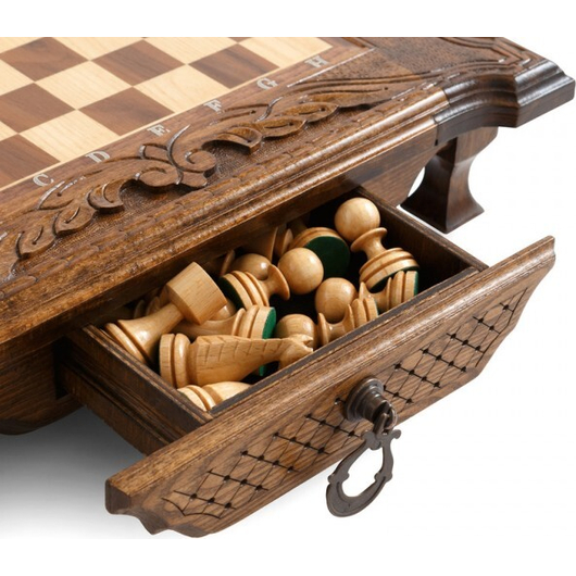 Шахматы резные в ларце с ящиками 50, Haleyan, изображение 3