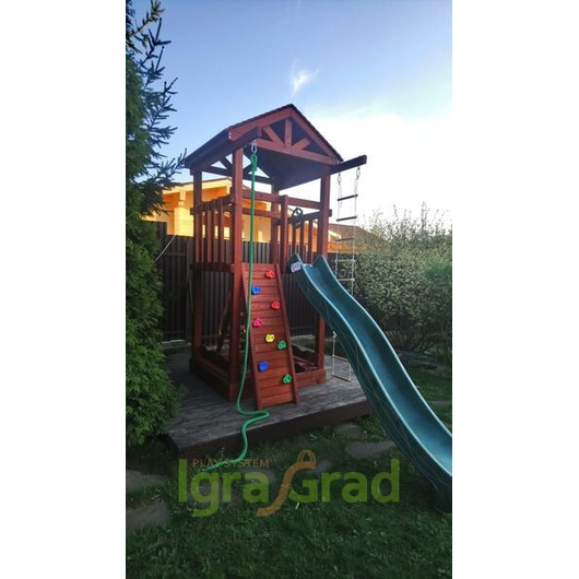 Детская площадка IGRAGRAD ПАНДА ФАНИ TOWER скалодром, изображение 14