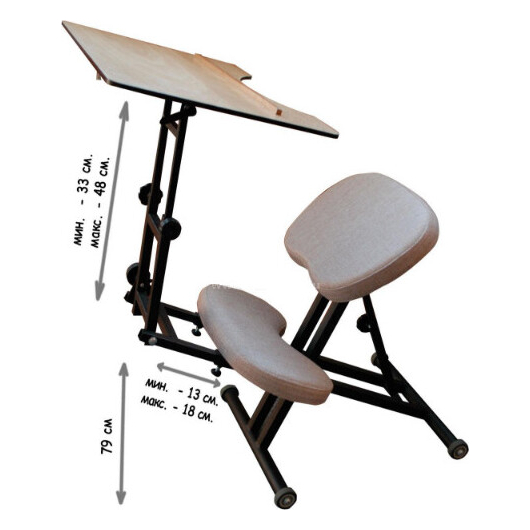 Эргономичный стул-парта для правильной осанки ОЛИМП ТАЛЛАНТУМ, изображение 3