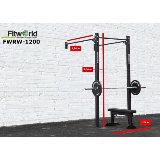 Рама для функционального тренинга FITWORLD FWRW-1200 с креплением к стене