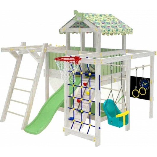 Детский домашний игровой комплекс чердак ДК1Б Бирюзовый, изображение 2