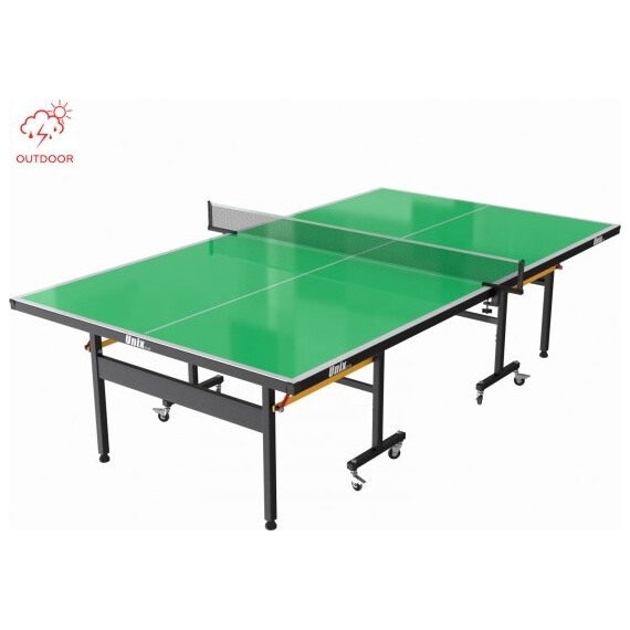 Всепогодный теннисный стол unix line outdoor green 6mm %Future_395 (фото 2)