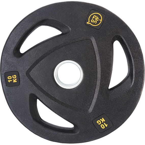 Диск обрезиненный fiton bt-001-10 черный, 10 кг %Future_395 (фото 1)