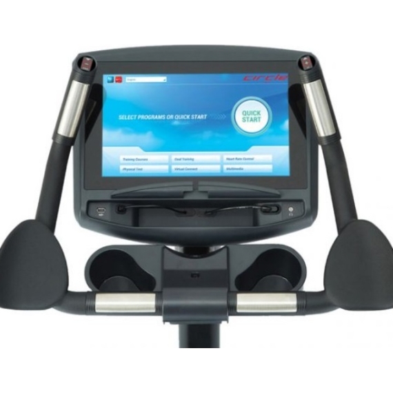 Велотренажер circle fitness b8 e plus черный, консоль 2.0 %Future_395 (фото 3)