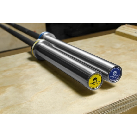 Гриф yousteel олимпийский тяжелоатлетический, 15 кг, женский %Future_395 (фото 8)