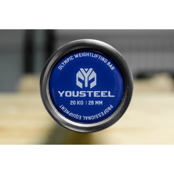 Гриф yousteel олимпийский тяжелоатлетический, 20 кг, мужской %Future_395 (фото 2)