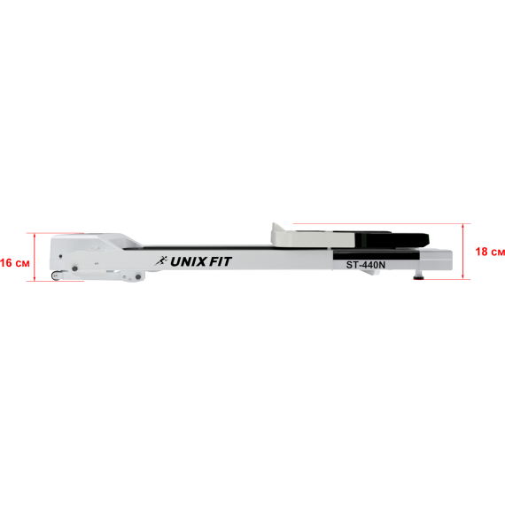 Беговая дорожка unixfit st-440n white %Future_395 (фото 11)