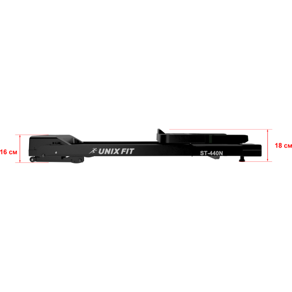 Беговая дорожка unixfit st-440n black %Future_395 (фото 11)