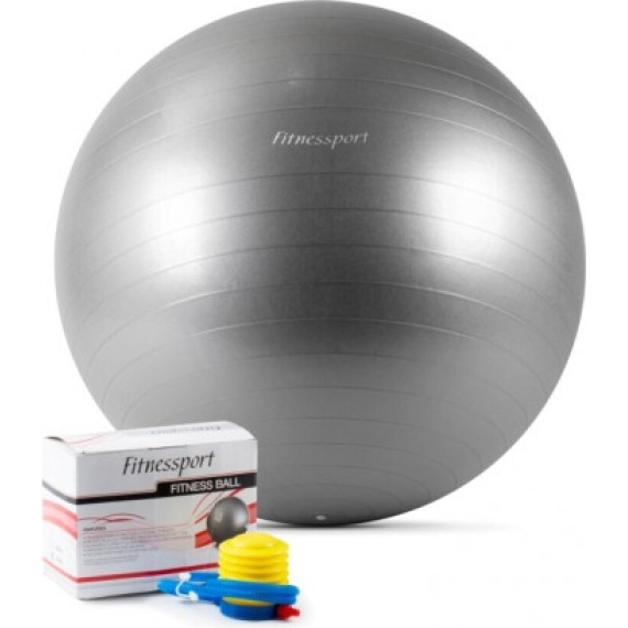 Гимнастический мяч fitnes sport ft-gb-75 серый 75 см %Future_395 (фото 2)