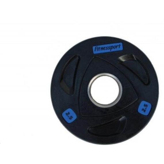 Диск олимпийский обрезиненный fitnes sport черный 2.5 кг %Future_395 (фото 2)
