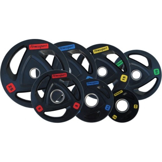 Диск олимпийский обрезиненный fitnes sport черный 5 кг %Future_395 (фото 3)