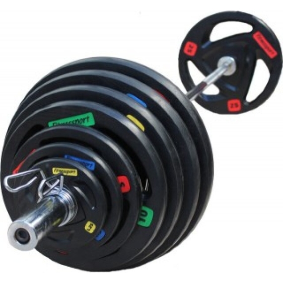 Диск олимпийский обрезиненный fitnes sport черный 5 кг %Future_395 (фото 5)