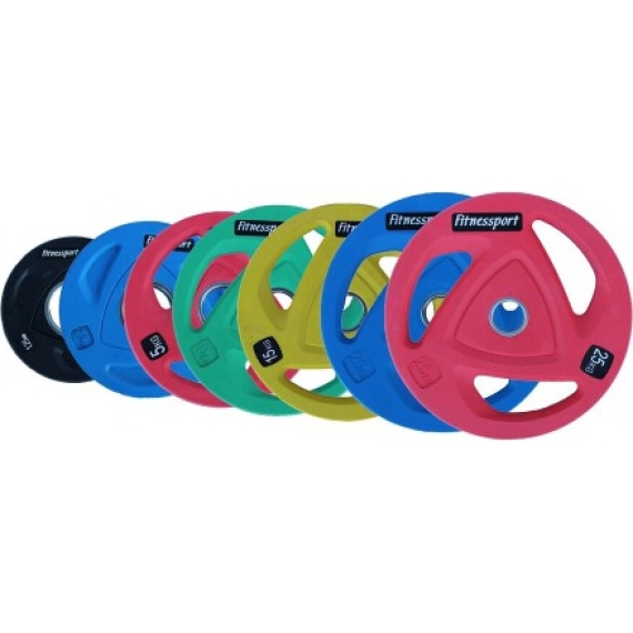 Диск олимпийский обрезиненный fitnes sport цветной 2.5 кг синий %Future_395 (фото 2)