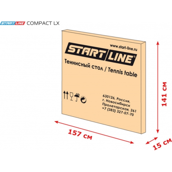 Теннисный стол start line compact lx зеленый %Future_395 (фото 4)