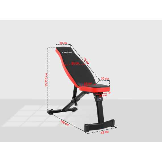 Скамья силовая универсальная unix fit bench 130 %Future_395 (фото 3)