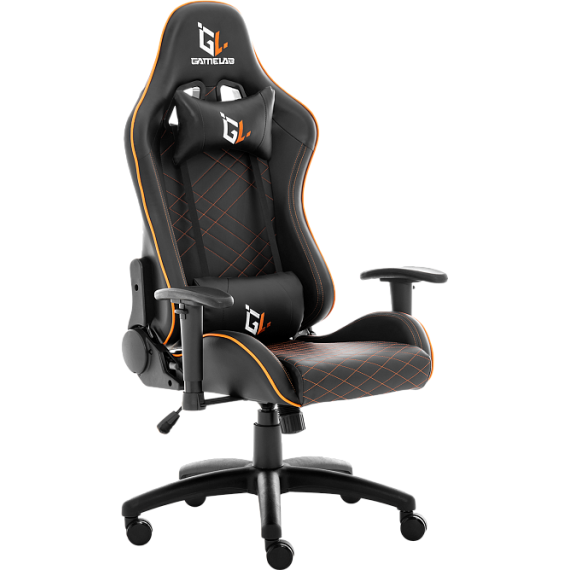Кресло компьютерное игровое gamelab paladin, black %Future_395 (фото 3)
