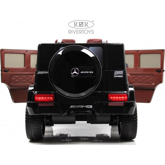 Детский электромобиль rivertoys mercedes-benz g65 black %Future_395 (фото 13)